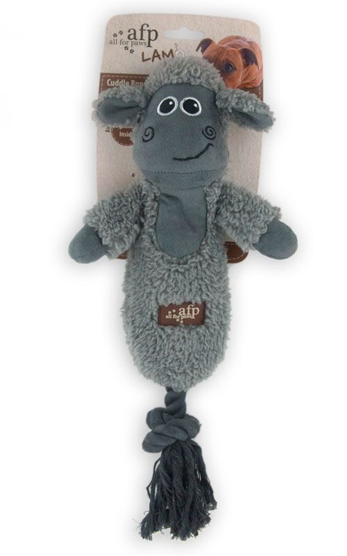 All For Paws Lambswool Cuddle Rope Dog Toy