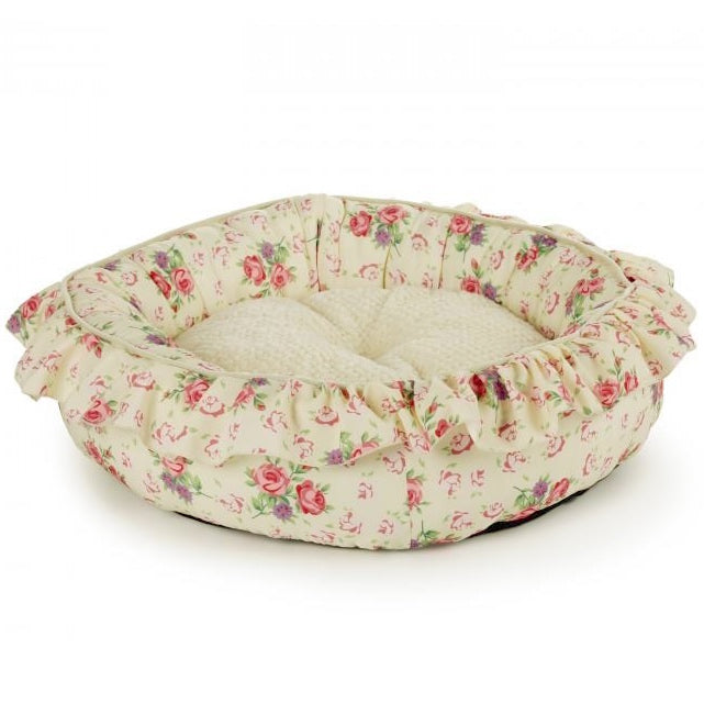 All For Paws Shabby Chic Medium Round Bed