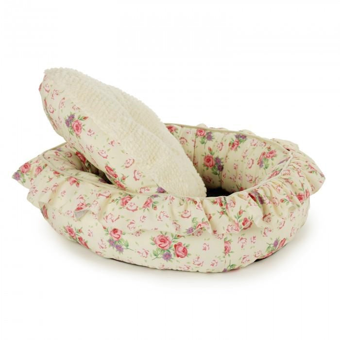 All For Paws Shabby Chic Medium Round Bed