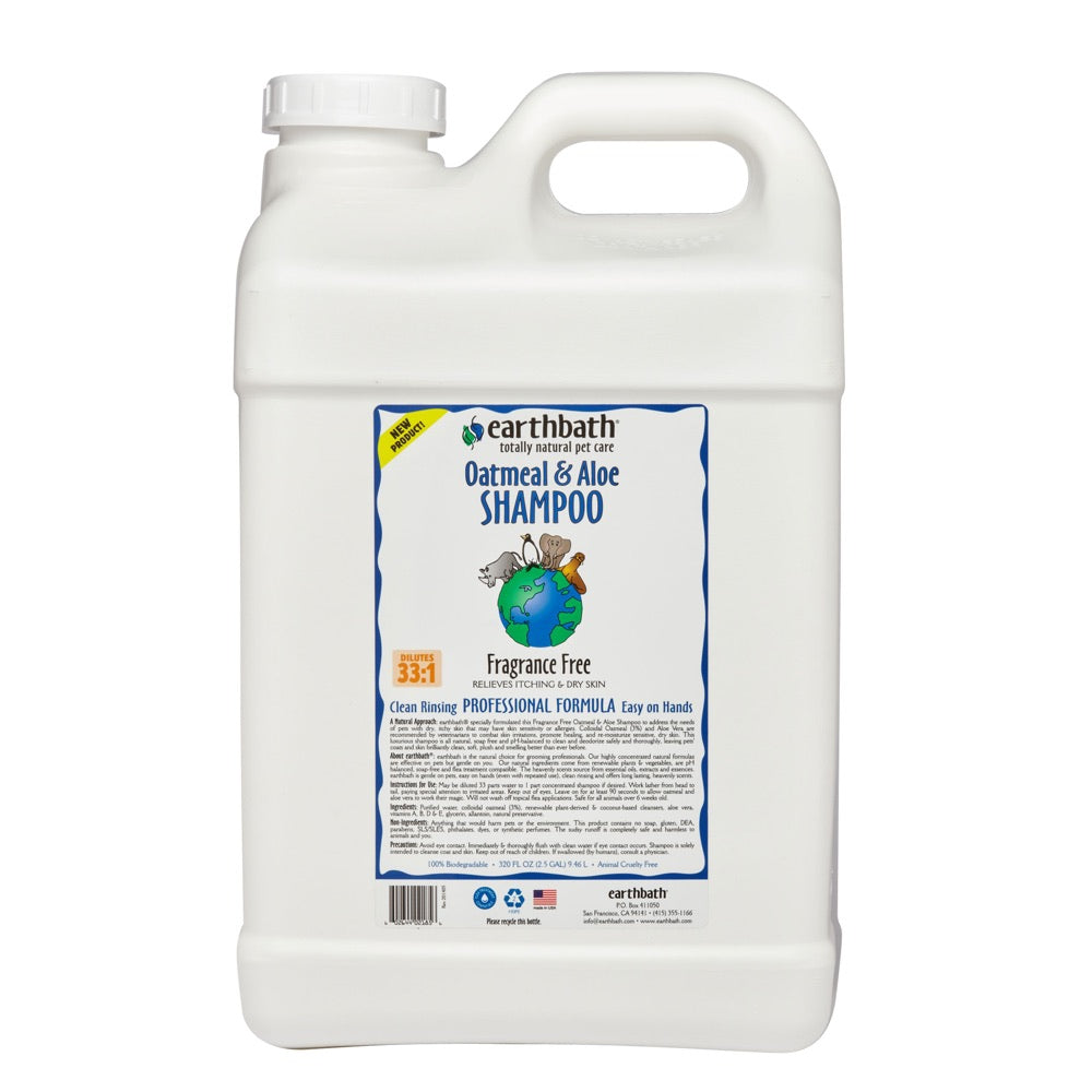 20% OFF: EarthBath Oatmeal & Aloe Fragrance Free Shampoo