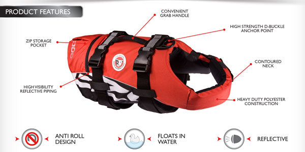 EzyDog Doggy Floatation Vest Extra Small