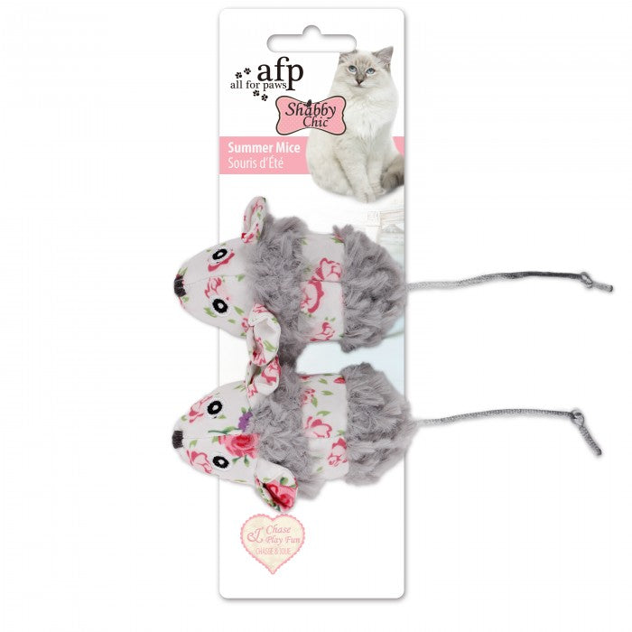 All For Paws Shabby Chic Summer Mice Cat Toy