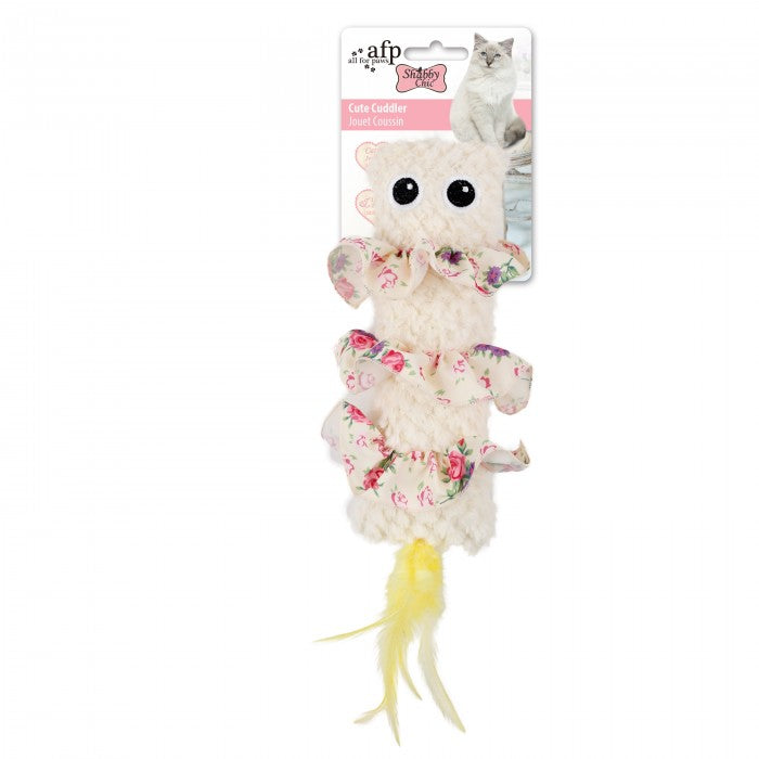 All For Paws Shabby Chic Cute Cuddler Cat Toy