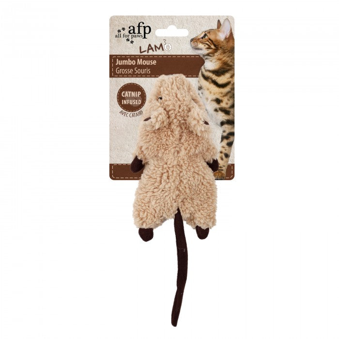 All For Paws Lamb Jumbo Mouse Cat Toy
