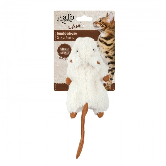 All For Paws Lamb Jumbo Mouse Cat Toy