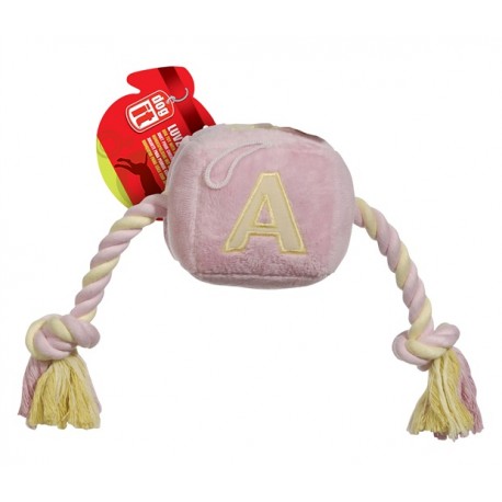 Dogit Luvz Alphabet Block Dog Toy
