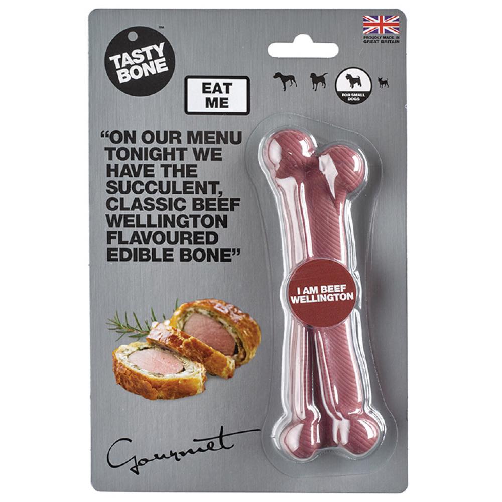 Tastybone Beef Wellington Flavoured Gourmet Edible Bone Dog Chew Treat