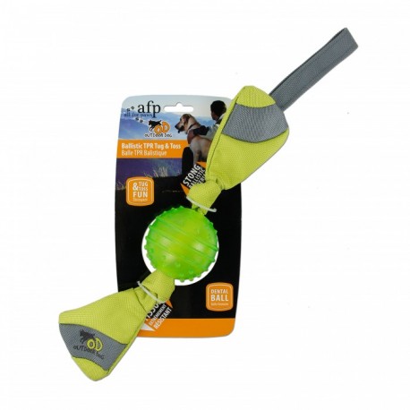 All For Paws Outdoor Ballistic TPR Tug & Toss Dog Toy